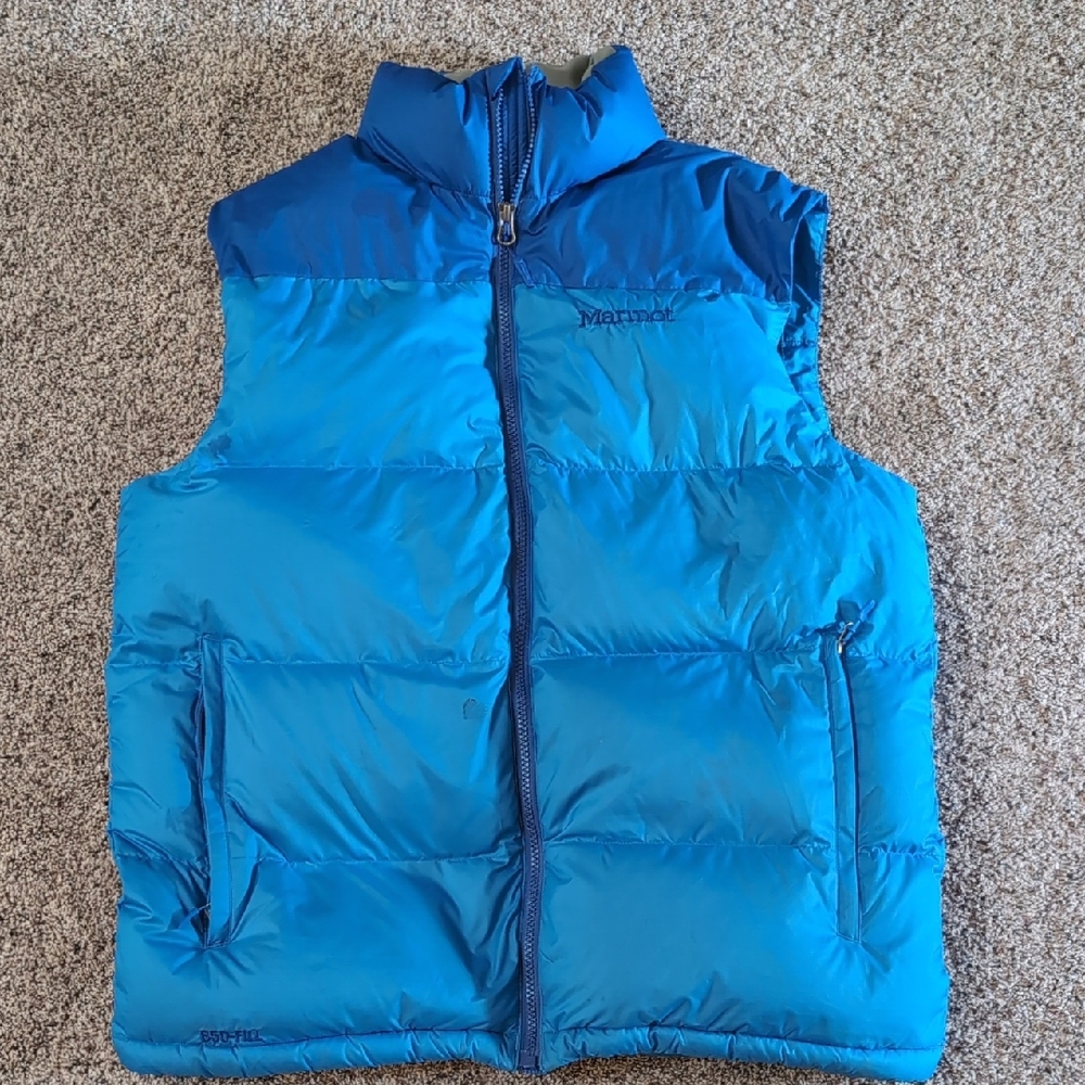 Marmot Men's Vibrant Blue Puffer Vest